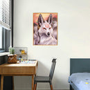 5D DIY Diamond Painting Animal Full Round Drill Mosaic Art Picture of Rhinestone