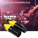 10 Pair XLR 3Pin Male Female DIY Audio Cable Connectors Solder Plug
