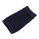 1 Pair Antiskid Baby Kneepads Protector Soft Crawling Leg Warmers(Navy Blue