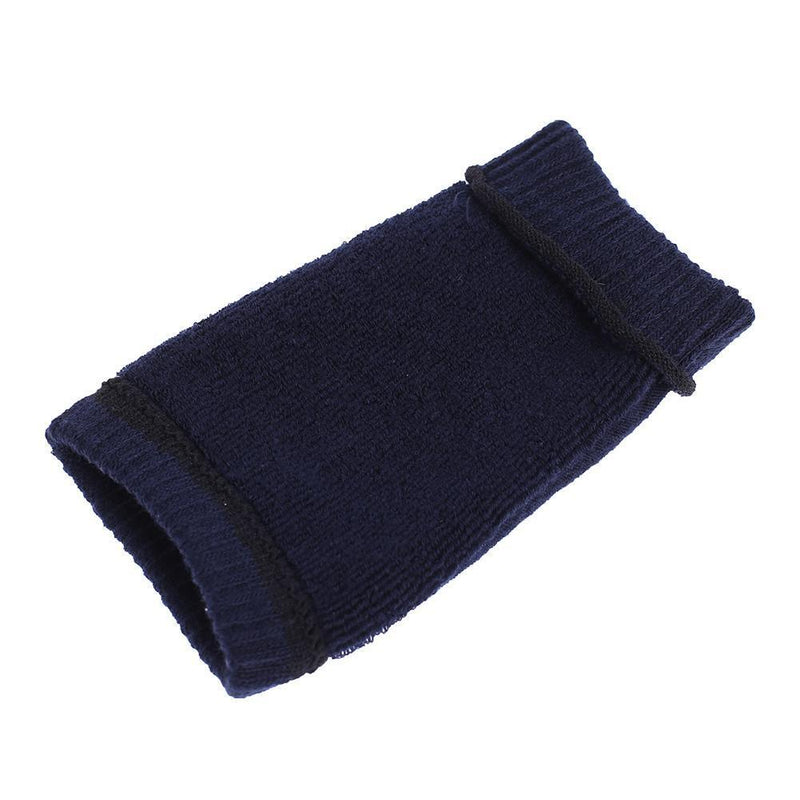 1 Pair Antiskid Baby Kneepads Protector Soft Crawling Leg Warmers(Navy Blue