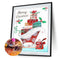 5D DIY Special Shaped Diamond Painting Sled Embroidery Kits Living Room Decor