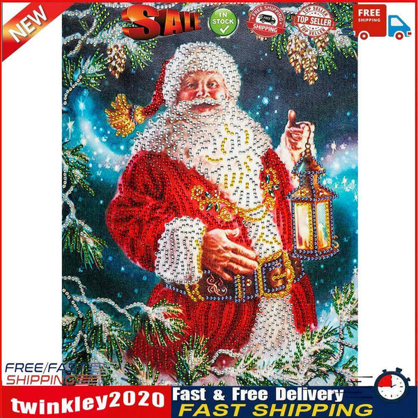 Diamond Painting Santa Claus Part Special Shape Drill Handicrafts (D1122) Newly