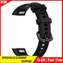 Silicone Adjustable Watchband Bracelet Strap w/Buckle for Huawei Honor Band 5 4