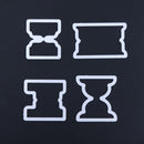 4pcs DIY Metal Embroidery Stencil Scrapbook Craft Die Cut