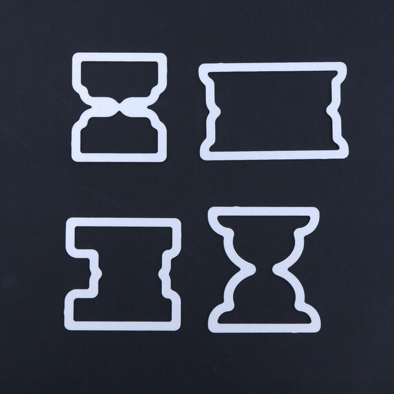 4pcs DIY Metal Embroidery Stencil Scrapbook Craft Die Cut