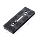 Metal PU-100 Quick Release Plate for Benro B0 B1 B2 J1 N1 Tripod Ball Head