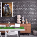 robot Full Round Drill Diamond Painting 5D DIY Rhinestone Art Newly