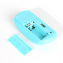 Optical Wireless Mouse 2.4G Receiver Ultra-thin for Computer PC light blue