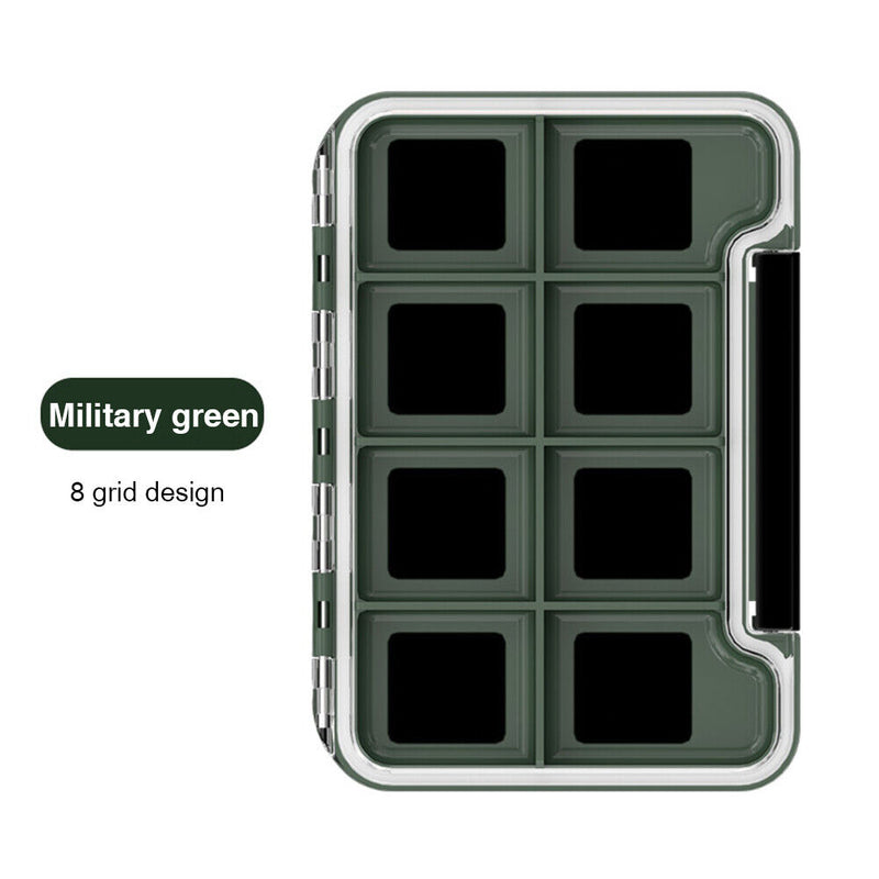 #A Waterproof Fishing Tackle Box Large Storage Case Fishing Lure Spoon Hook Box