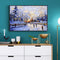 Ski Digital Canvas Handmade Acrylic Color Drawing Kit DIY Hand Painted Artwork