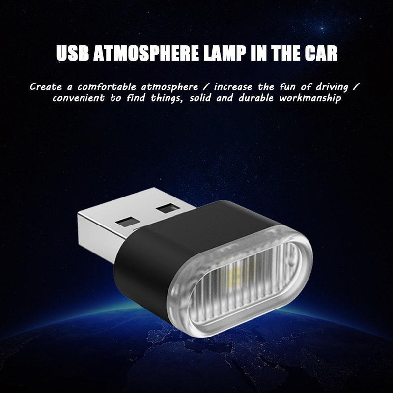 Mini USB LED Car Light Auto Interior Atmosphere Decorative Lamp Accessory`