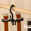 Tie Belt Hanger Rotating Scarf Towel Silk Organizer Rack Closet Storage Holder