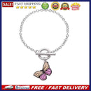Colorful Butterfly Charm Bracelet Simple Hand Chain for Women Party Jewelry Gift