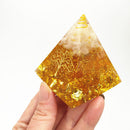 Crystal Pyramid Healing Energy Meditation Crystals Home Office Decor (E) Newly