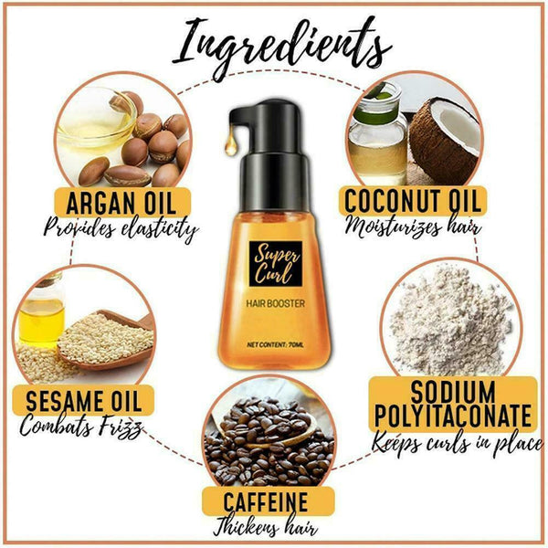 Super Curl Defining Booster Hair Fixing Hair Care Essences Treatment FAST P0H0