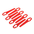50pcs Plastic Gourd Shaped Lawn Mower Grass Trimmer Blade for Garden Tool Par