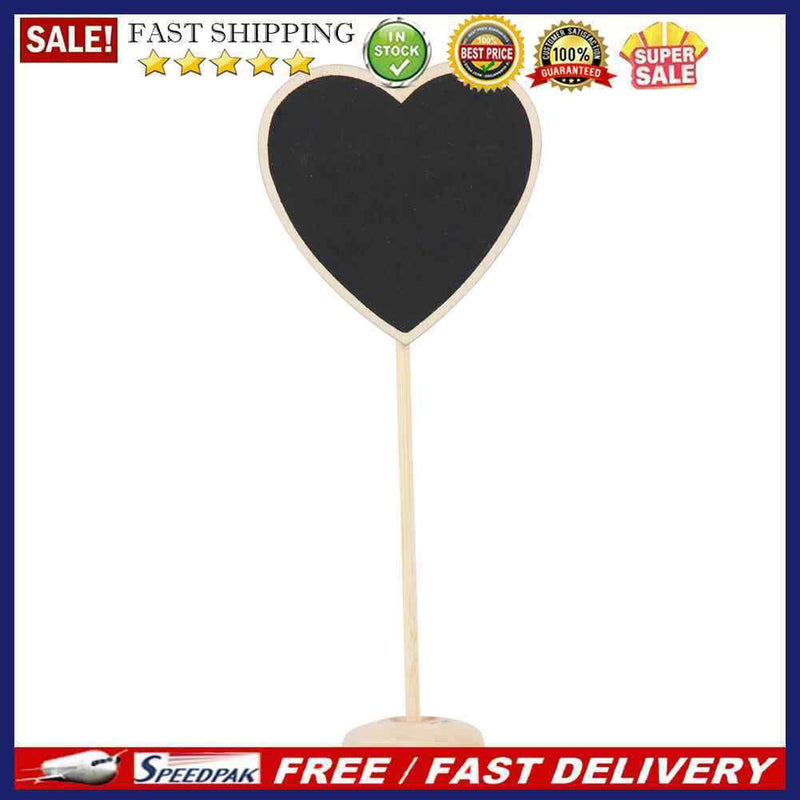 12pcs Mini Retangle Chalkboard Blackboard Stand Wedding Lolly Party A