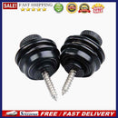 2Pcs Black Strap Locks Straplock Flat Head Safety for Electric Guitar Bass