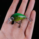 5pcs 4.5cm 4g Bionic Crank Fishing Lures Jig Hooks Artificial Crankbait Baits