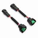 2pcs H11 H9 H8 Extension Wiring Harness Sockets Wires for Halogen Headlight 20cm