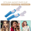 5x Alligator Hair Clips Salon Hairdressing Claw Clamp Salon Hairpins (Blue)