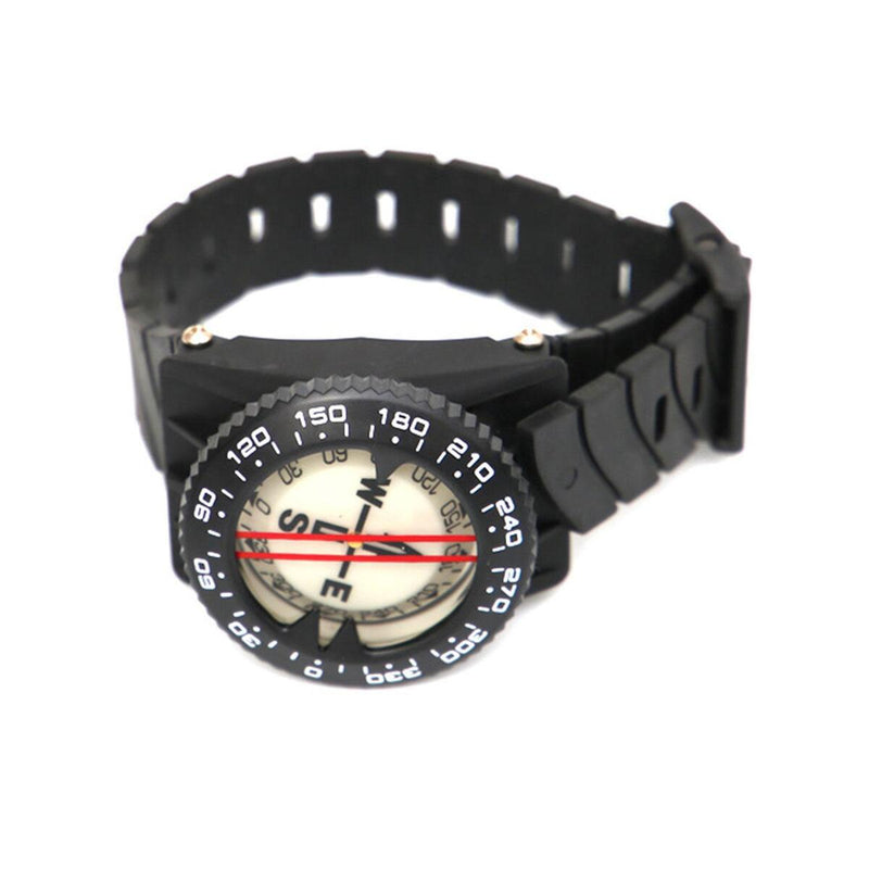 50m Diving Compass Underwater Cave Camping Compass With Wrist Strap Diving Watc&