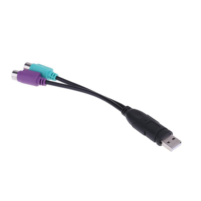 USB to PS2 Cable Male to Female PS/2 Adapter Converter Extension Cable