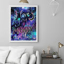 No Frame Nordic Modern Canvas Print Painting Starry Sky Wall Art Picture Poster