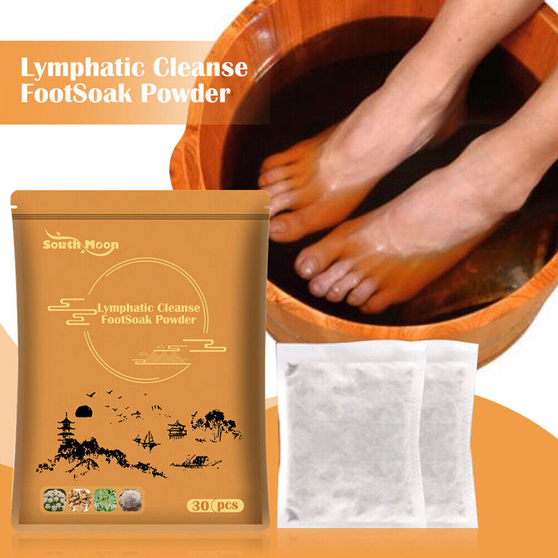 Foot Bath Powder Lymphatic Cleansing Health Care Household Portable Supplies