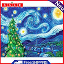 5D DIY Rhinestone Christmas Starry Night Full Round Drill Diamond Painting Decor