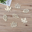 Scrapbooking Home Decoration Leaves Wood Chips Wooden Slice Hanging Ornaments