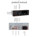 host FM/USB/AUX/SD Car MP3 Player In-dash Audio Head Unit Car Radio Bluetooth