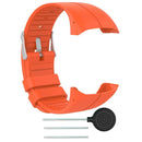 Silicone Watch Band Bracelet Strap for Polar M400 M430 Watch(Orange Red L) Newly