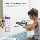 Liquid Motion Bubbler - Hourglass Liquid Timer Desk Ornament (Pink Green)