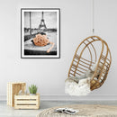 5D Diamond Painting Kit Eiffel Tower Bouquet Full Round Drill DIY Wall Art