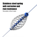 Fishing Bait Cage Feeder Saltwater Bait Spring Lure Inline Fish Tackle (30pcs)