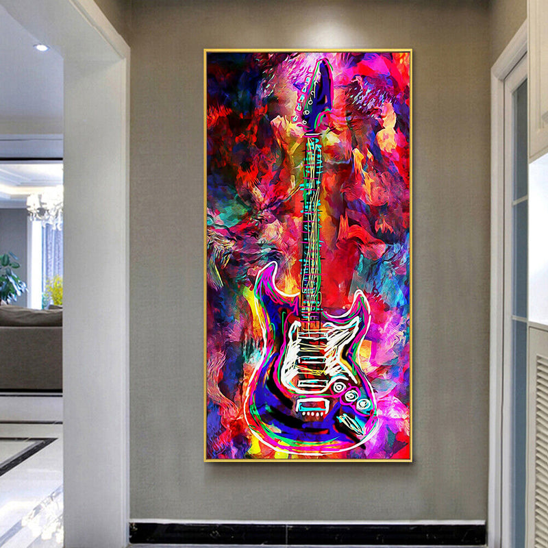 Guitar Diamond Painting 5D Full Round Drill Cross Stitch Embroidery Home Decor