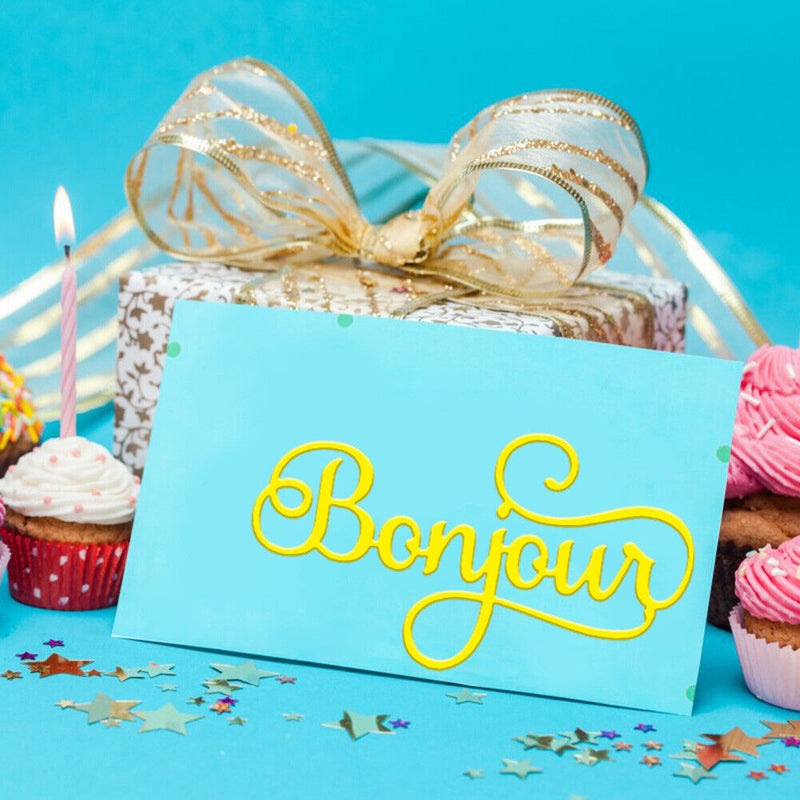 French Alphabet Cutting Die for DIY Scrapbooking Embossing Die Cuts (H4839)