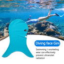 #A Swimming Diving Face Cover Elastic Waterproof Sunscreen Protection Headwear