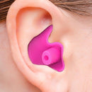 2 Pair Waterproof Earplugs Silicone Ear Plugs Swimming Accessories (Yellow)