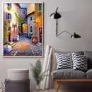 5D DIY Diamond Painting Street Landscape Rhinestone Full Round Wall Craft Art