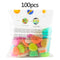 Glow in The Dark Rocks - 100pcs Glowing Pebble Powered by Sunlight for Fish Tank
