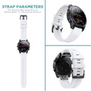 #A 26mm Silicone Strap for Garmin Fenix 7X/6X/5X/5X Plus/3/3 HR Smartwatch Bra
