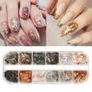 Glitter Shimmer Charms Nail Stone Nail Sequins Mica Marble Abalone Shell Flake