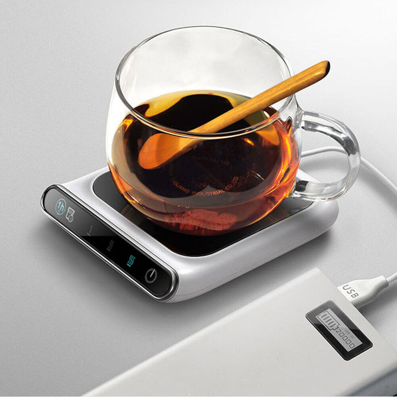 Portable USB Coffee Cup Warmer Heating Mat with 3 Temperatures Settings Newly