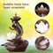 Buddha Lotus Backflow Incense Holder Smoke Waterfall Lotus Incense Holder Newly