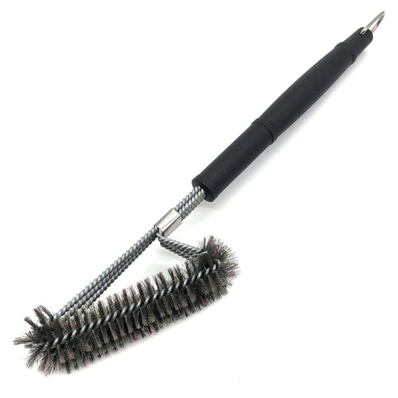 18 inch BBQ Grill Barbecue Cleaning Brush Stainless Steel Kitchen Cooking Too