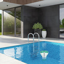 Floating Chlorine Dispenser with Thermometer Swimming Pool Floating Chemical