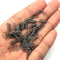 100pcs Fishhooks Barbed Twist Locks Stainless Steel Fishing Hook Spring Locks