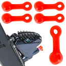 10pcs RISK Bicycle Bleed Nipple Screw Cap Oil Disc Brake Dust Cover (Red) Newly